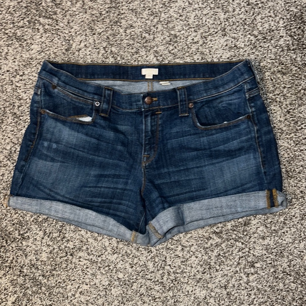 J. Crew Factory Denim Roll Up Short 33